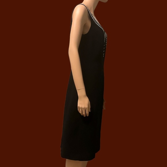 Tahari black pearl dress - Picture 3 of 5